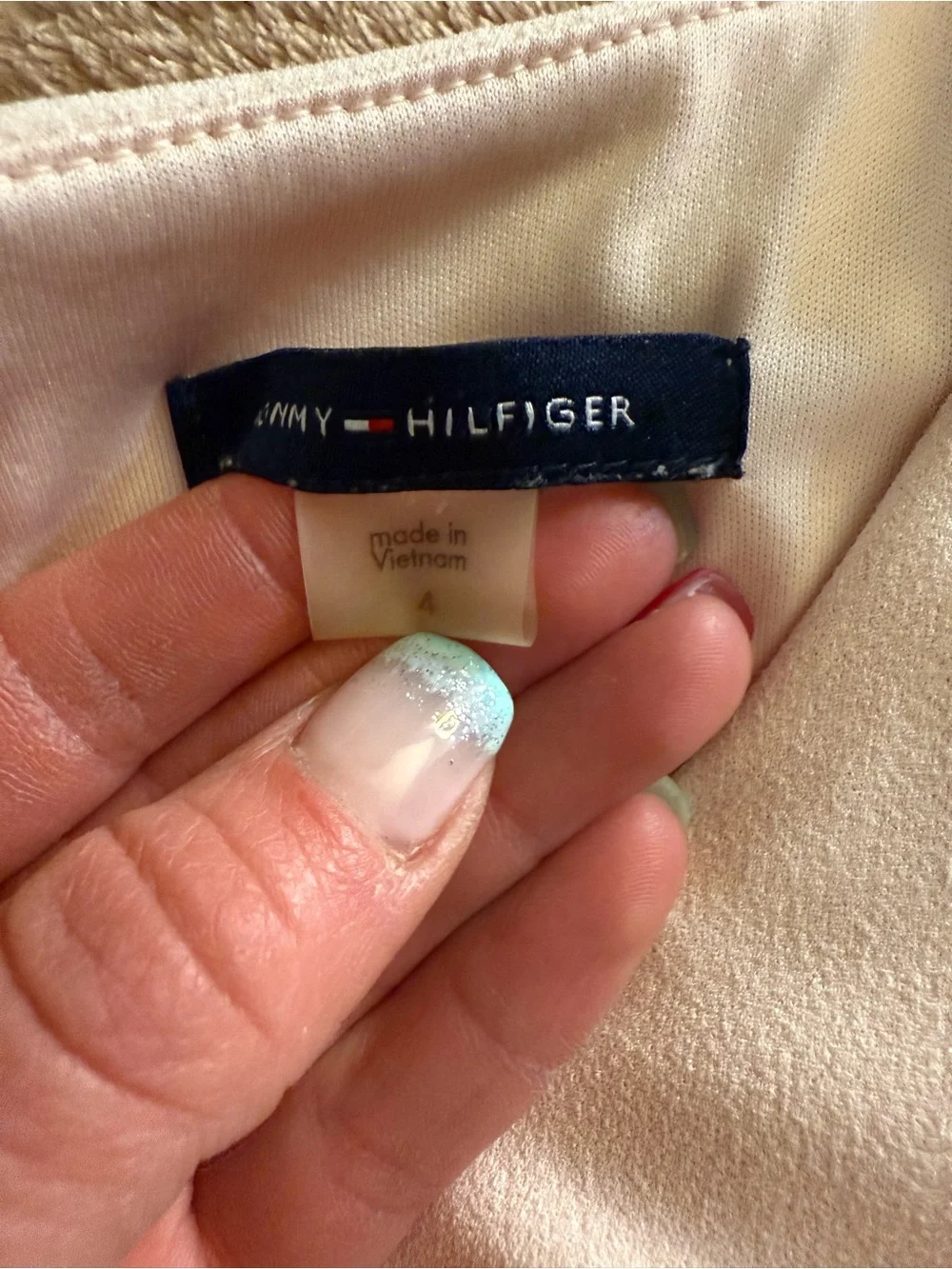 Tommy Hilfiger Cold-Shoulder Midi Dress